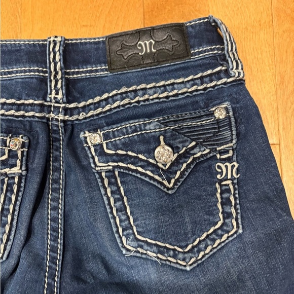 Miss Me Chloe slim bootcut jeans 27 inseam 34 - Picture 4 of 5